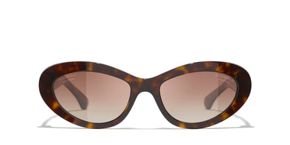 משקפי שמש של שאנל חום-חום | CHANEL Cat Eye Glasses CH5538Q Brown-Brown