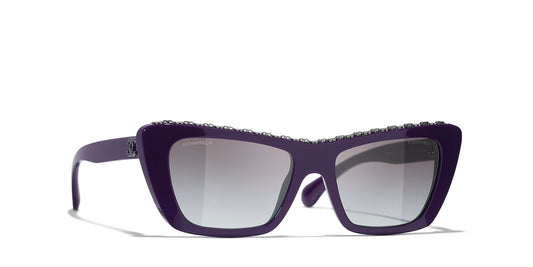 משקפי שמש של שאנל סגול-סגול | CHANEL Butterfly glasses CH5540 Purple-Purple
