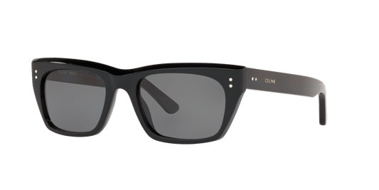 משקפי שמש של סלין שחור מבריק-אפור פולאר | CELINE CL40060I Black Shiny-Grey Polar