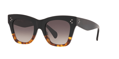 משקפי שמש של סלין שחור-חום | CELINE CL4004IN Black-Brown