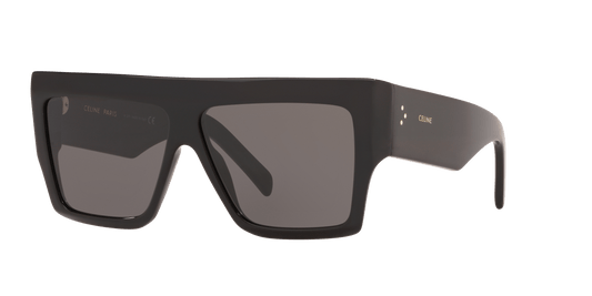 משקפי שמש של סלין שחור מבריק-אפור | CELINE CL40092I Black Shiny-Grey