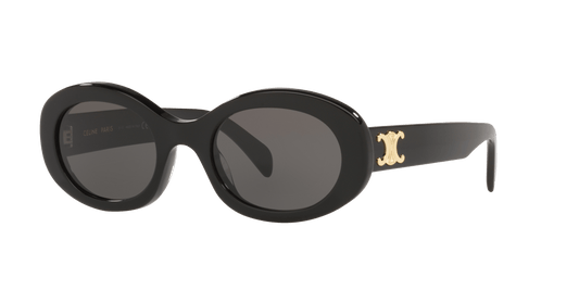 משקפי שמש של סלין שחור מבריק-אפור | CELINE CL40194U Black Shiny-Grey
