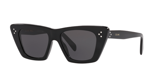 משקפי שמש של סלין שחור מבריק-אפור | CELINE CL40187I Black Shiny-Grey