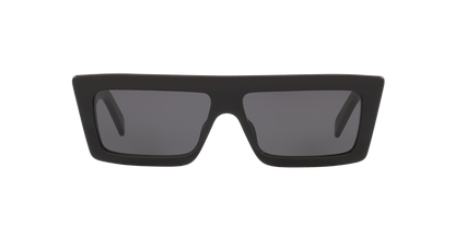 משקפי שמש של סלין שחור מבריק-אפור | CELINE CL40214U Black Shiny-Grey