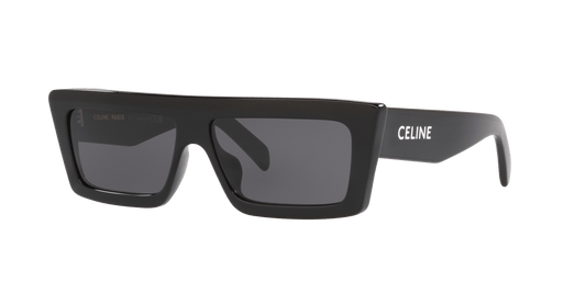 משקפי שמש של סלין שחור מבריק-אפור | CELINE CL40214U Black Shiny-Grey