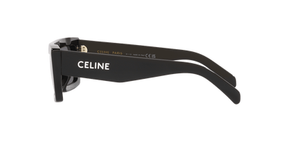 משקפי שמש של סלין שחור מבריק-אפור | CELINE CL40214U Black Shiny-Grey
