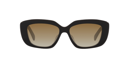Celine Sunglasses Black Shiny-Brown Grad | CELINE CL40216U Black Shiny-Brown Grad