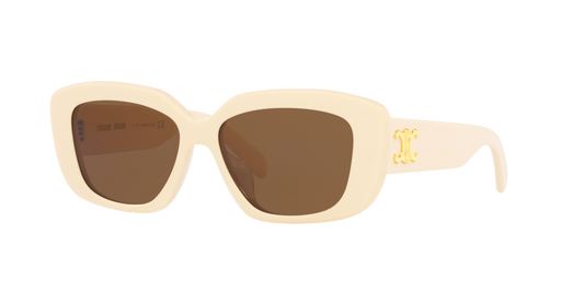 סלין משקפי שמש שנהב-חום | CELINE CL40216U Ivory-Brown