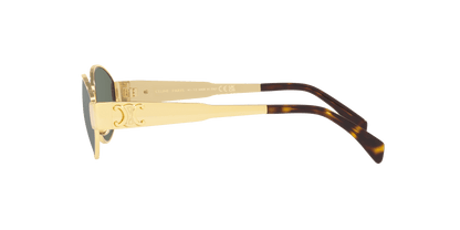 Celine Sunglasses Gold Shiny-Green | CELINE CL40235U Gold Shiny-Green