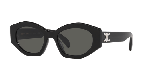 משקפי שמש של סלין שחור מבריק-כחול | CELINE CL40238U Black Shiny-Blue