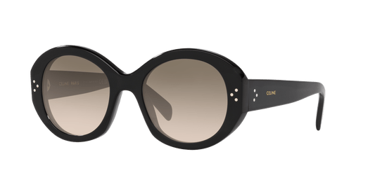 משקפי שמש של סלין שחור מבריק-כחול | CELINE CL40240I Black Shiny-Blue