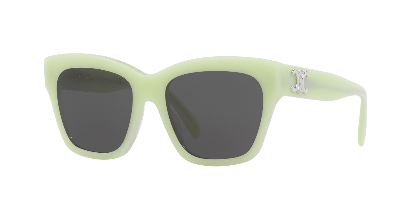 משקפי שמש של סלין ירוק-אפור | CELINE Triomphe Green-Grey