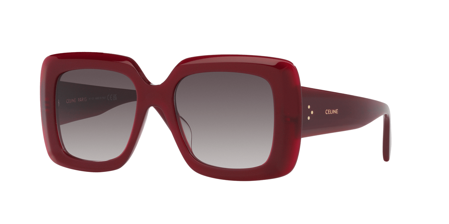 Celine Red-Grey Sunglasses | CELINE Bold 3 Dots CL40263I Red-Grey