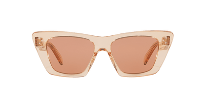 משקפי שמש של סלין כתום-חום | CELINE Bold 3 Dots Cl40187I Orange-Brown