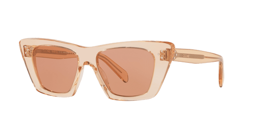 משקפי שמש של סלין כתום-חום | CELINE Bold 3 Dots Cl40187I Orange-Brown
