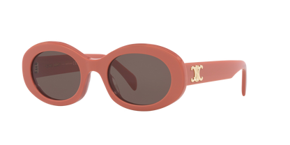 סלין משקפי שמש ורוד-אפור | CELINE Triomphe CL40194U Pink-Grey