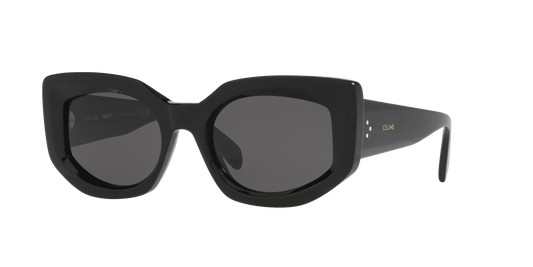משקפי שמש של סלין שחור מבריק-אפור | CELINE Bold 3 Dots Cl40277I Black Shiny-Grey