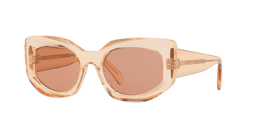 משקפי שמש של סלין כתום-חום | CELINE Bold 3 Dots Cl40277I Orange-Brown