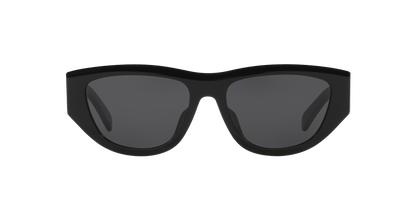 Celine Sunglasses Black Shiny-Grey | CELINE Monochroms Cl40278U Black Shiny-Grey