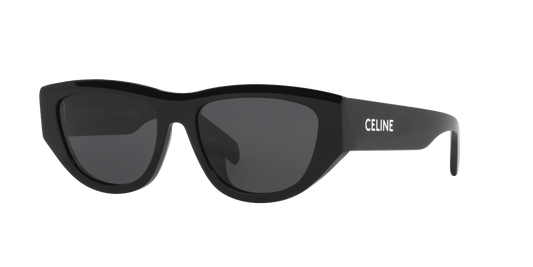 משקפי שמש של סלין שחור מבריק-אפור | CELINE Monochroms Cl40278U Black Shiny-Grey