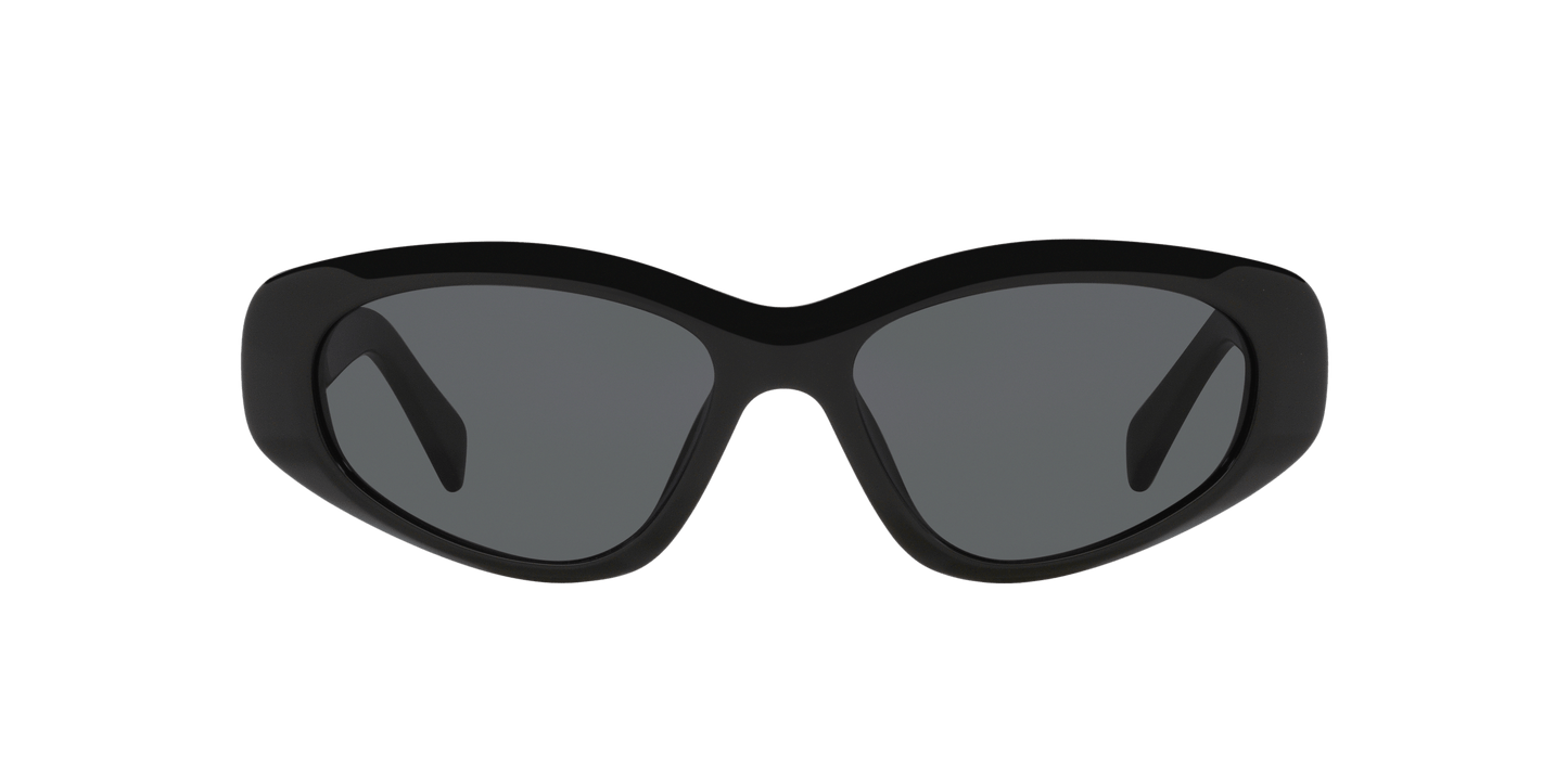 משקפי שמש של סלין שחור מבריק-אפור | CELINE Monochroms Cl40279U Black Shiny-Grey