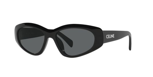 משקפי שמש של סלין שחור מבריק-אפור | CELINE Monochroms Cl40279U Black Shiny-Grey