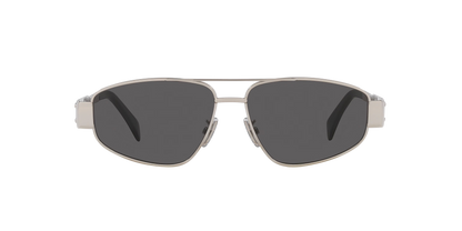 סלין משקפי שמש אפור-אפור | CELINE Metal Triomphe Cl40281U Grey-Grey