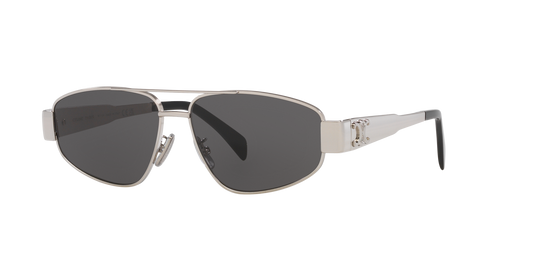 סלין משקפי שמש אפור-אפור | CELINE Metal Triomphe Cl40281U Grey-Grey
