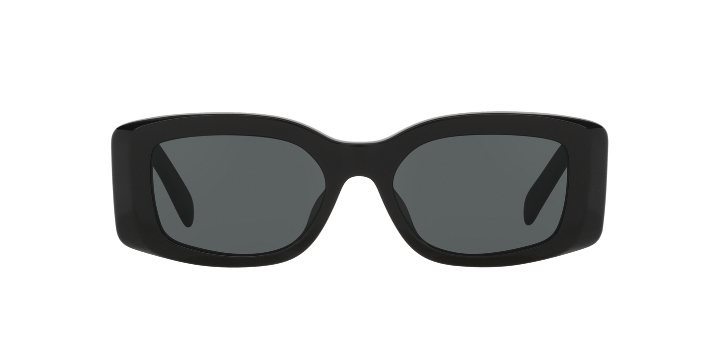 משקפי שמש של סלין שחור מבריק-אפור | CELINE Triomphe Cl40282U Black Shiny-Grey