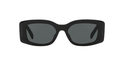 משקפי שמש של סלין שחור מבריק-אפור | CELINE Triomphe Cl40282U Black Shiny-Grey