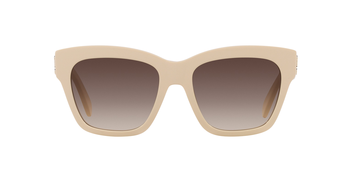 Celine Sunglasses Beige-Brown | CELINE Triomphe CL40253I Beige-Brown