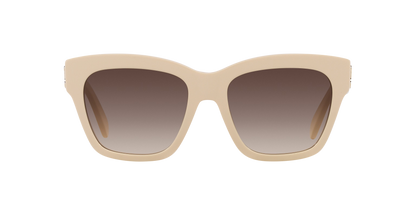 Celine Sunglasses Beige-Brown | CELINE Triomphe CL40253I Beige-Brown