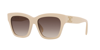Celine Sunglasses Beige-Brown | CELINE Triomphe CL40253I Beige-Brown