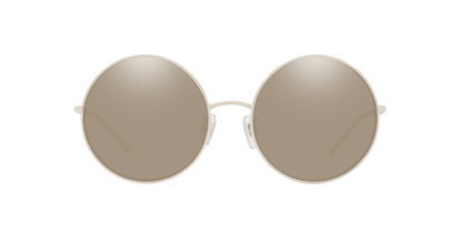 Dolce &amp; Gabbana Sunglasses Gold-Orange Mirror Silver Gradient | Dolce&amp;Gabbana DG2215K Silver Plated Gold-Orange Mirror Silver Gradient
