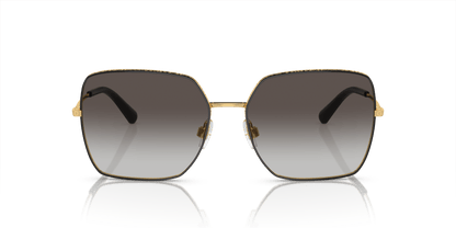Dolce &amp; Gabbana Sunglasses Black-Light Grey Gradient Black | Dolce&amp;Gabbana DG2242 Black-Light Grey Gradient Black