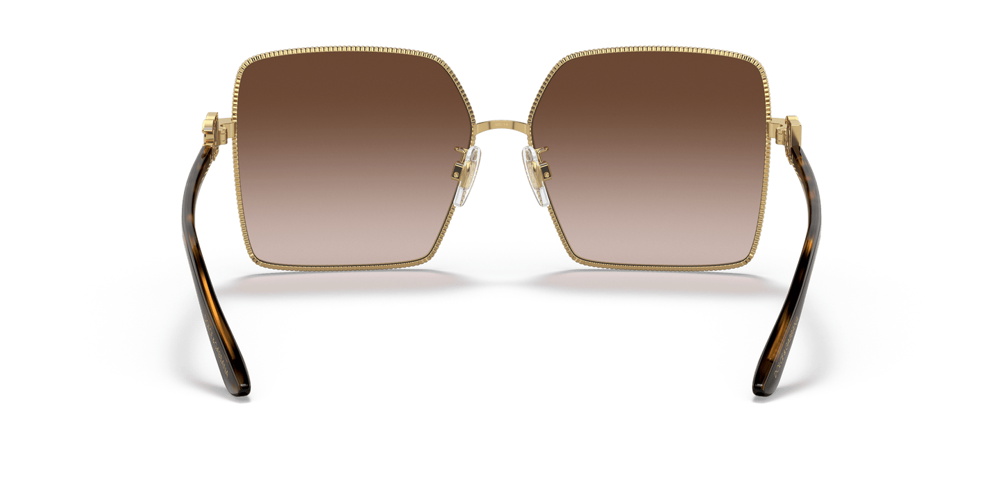 משקפי שמש דולצ'ה וגבאנה בצבע זהב בצבע חום | Dolce&Gabbana DG2279 Gold-Gradient Brown