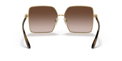משקפי שמש דולצ'ה וגבאנה בצבע זהב בצבע חום | Dolce&Gabbana DG2279 Gold-Gradient Brown