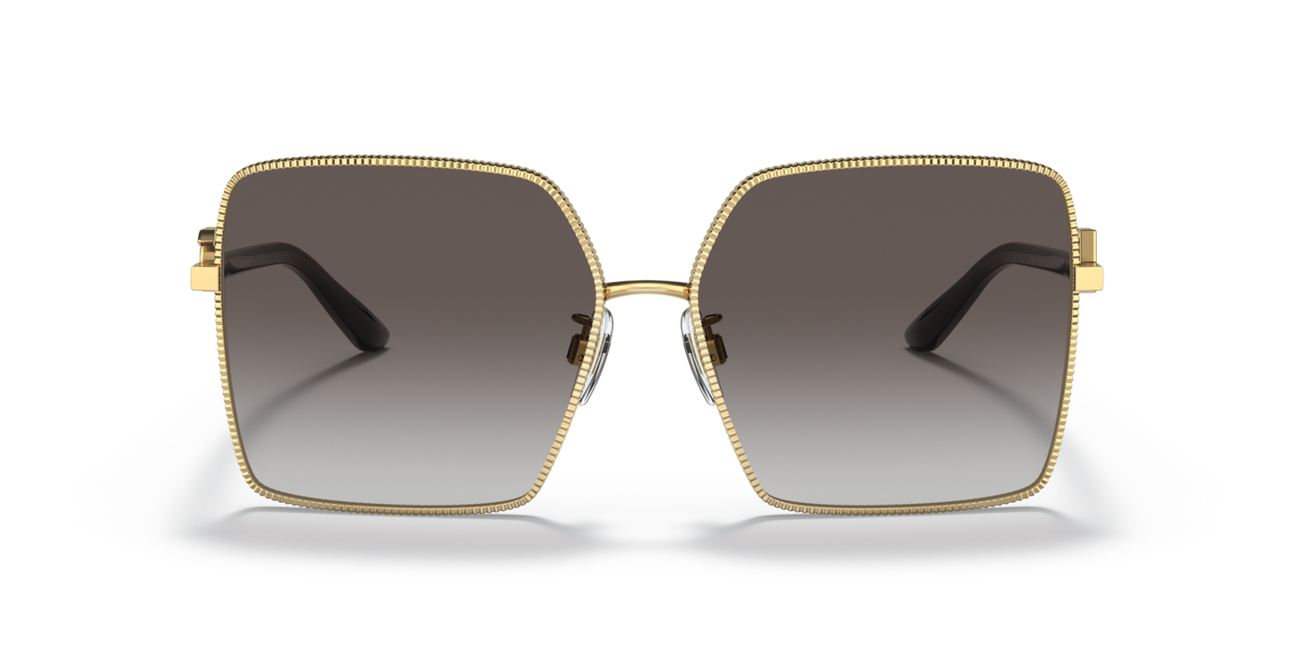 Dolce &amp; Gabbana Sunglasses Gold-Light Grey Gradient Black | Dolce&amp;Gabbana DG2279 Gold-Light Grey Gradient Black