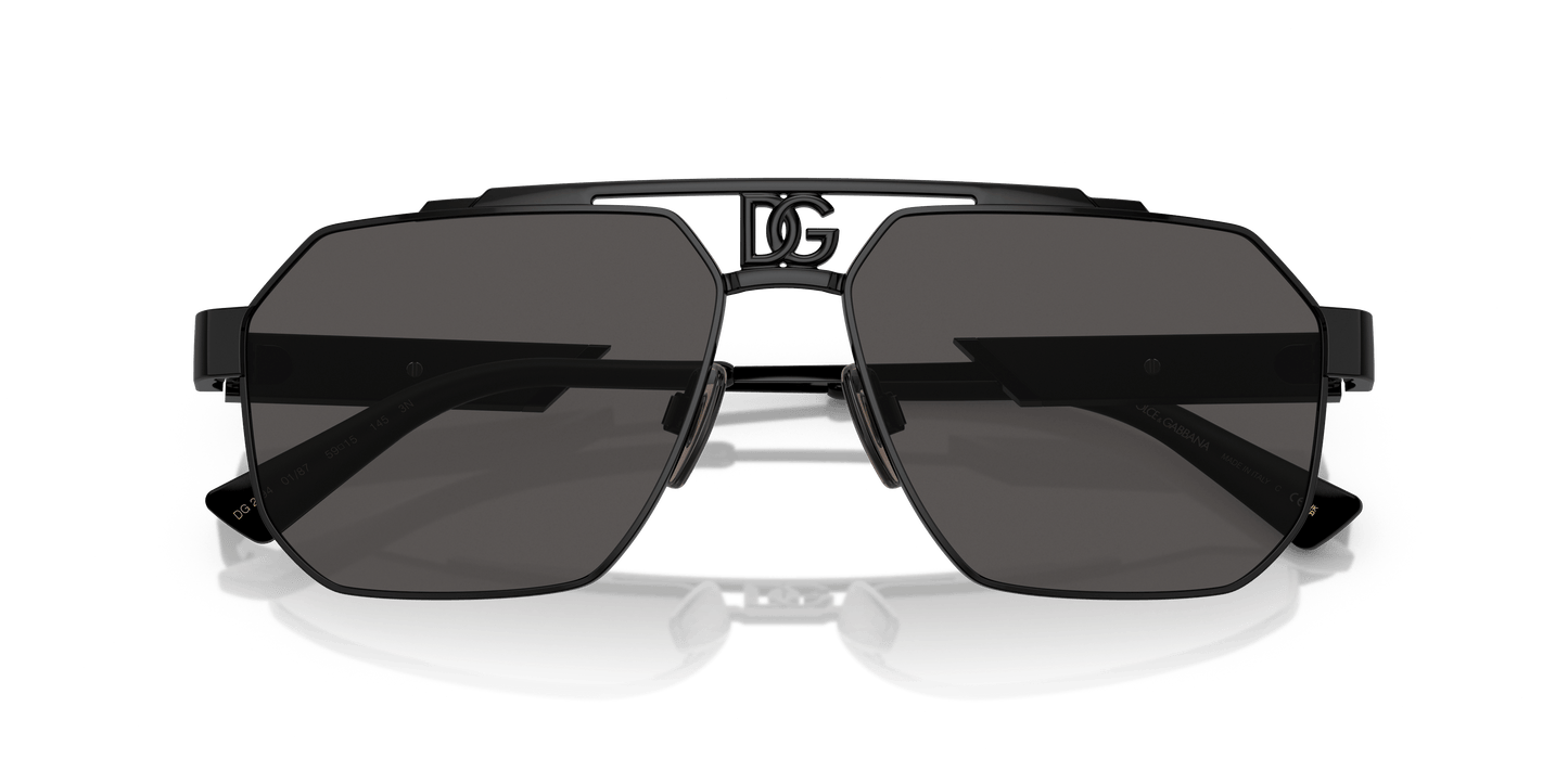 Dolce &amp; Gabbana Sunglasses Black-Dark Grey | Dolce&amp;Gabbana DG2294 Black-Dark Grey