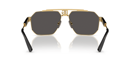 משקפי שמש דולצ'ה וגבאנה זהב-אפור כהה | Dolce&Gabbana DG2294 Gold-Dark Grey