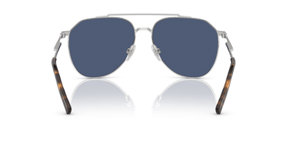 משקפי שמש דולצ'ה וגבאנה כסוף-כחול כהה | Dolce&Gabbana DG2296 Silver-Dark Blue