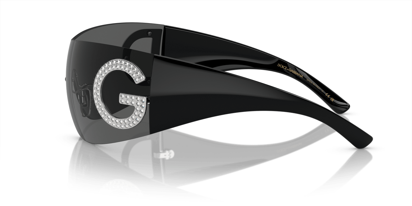 Dolce &amp; Gabbana Sunglasses Black-Dark Grey | Dolce&amp;Gabbana DG2298B Black-Dark Grey