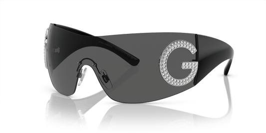 משקפי שמש דולצ'ה וגבאנה שחור-אפור כהה | Dolce&Gabbana DG2298B Black-Dark Grey