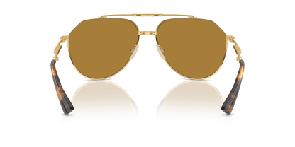 משקפי שמש דולצ'ה וגבאנה בצבע זהב-חום | Dolce&Gabbana DG2302 Gold-Brown