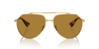 משקפי שמש דולצ'ה וגבאנה בצבע זהב-חום | Dolce&Gabbana DG2302 Gold-Brown