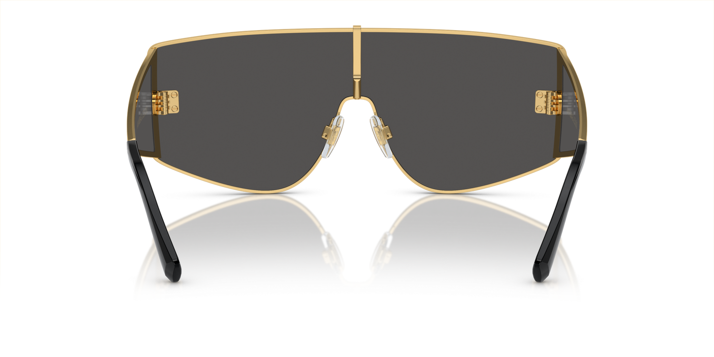 משקפי שמש דולצ'ה וגבאנה זהב-אפור כהה | Dolce&Gabbana DG2305 Gold-Dark Grey