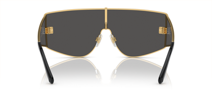 משקפי שמש דולצ'ה וגבאנה זהב-אפור כהה | Dolce&Gabbana DG2305 Gold-Dark Grey