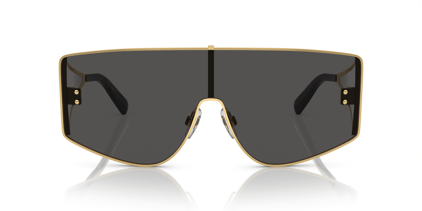 משקפי שמש דולצ'ה וגבאנה זהב-אפור כהה | Dolce&Gabbana DG2305 Gold-Dark Grey