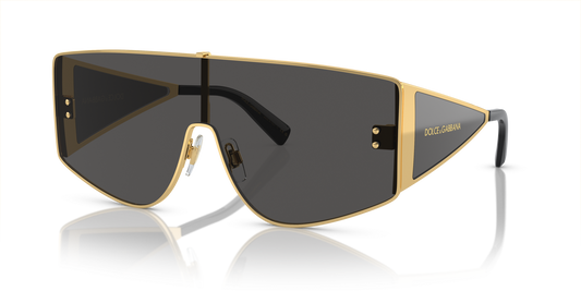 משקפי שמש דולצ'ה וגבאנה זהב-אפור כהה | Dolce&Gabbana DG2305 Gold-Dark Grey