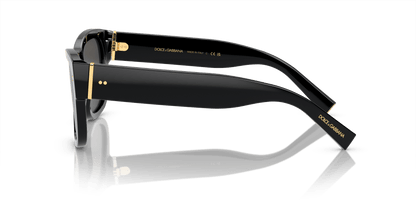 משקפי שמש דולצ'ה וגבאנה שחור-אפור כהה | Dolce&Gabbana DG4338 Black-Dark Grey